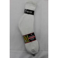 Cotton Plus Women's White Premium Crew Socks